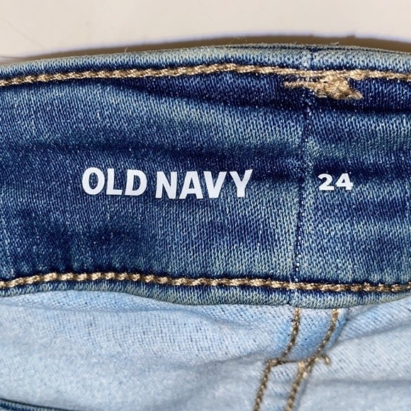 Old Navy Jeans High-Waisted Rockstar Super-Skinny Blue Plus Size 24 - Picture 13 of 16